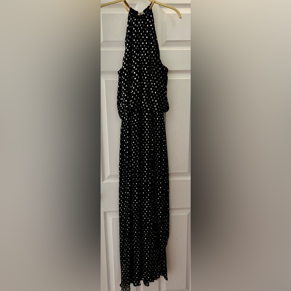 MSK Black Formal Maxi Women’s Holiday Dress size 14 large Comfortable